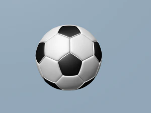 Bola Sepak Model 3D