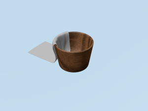 A towel basket Modelo 3D