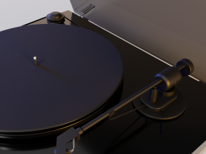 Vinyl record player 3D Model