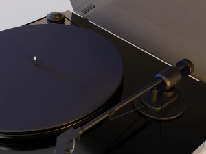 Vinyl record player 3D Model