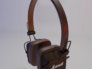 马歇尔少校 4 耳机 3D 模型