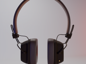 Marshall Major 4 headphones 3Dモデル