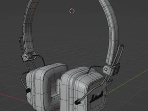 Marshall Major 4 headphones 3D Model