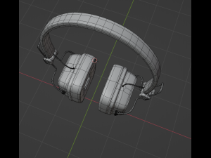 Marshall Major 4 headphones 3Dモデル