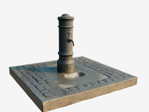 Roman Fountain Nasone 3D Модель
