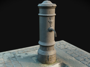 Roman Fountain Nasone 3D Модель