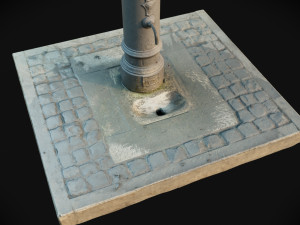 Roman Fountain Nasone 3D Модель