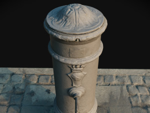 Roman Fountain Nasone 3D Модель