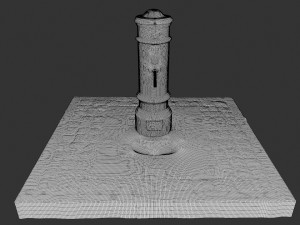 Roman Fountain Nasone 3D Модель