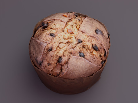 Panettone Cristmas Model 3D