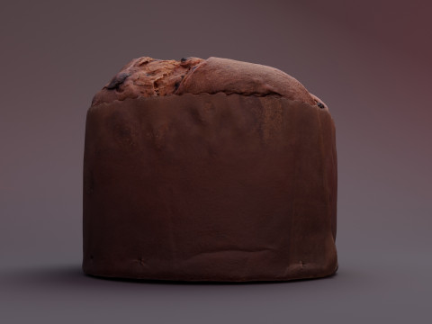 Panettone Cristmas Model 3D