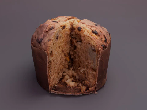 Panettone Cristmas 3D Model