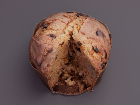 Panettone Cristmas Model 3D