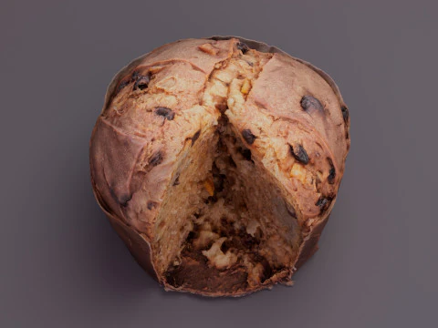Panettone Cristmas 3D Model