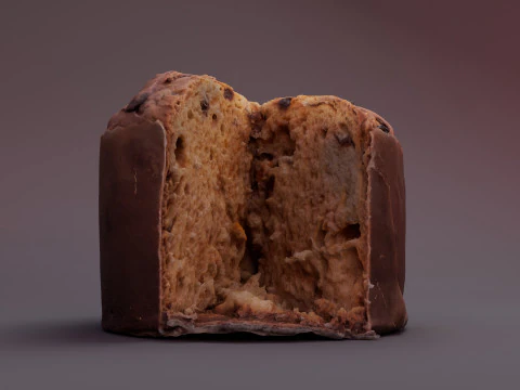 Panettone Cristmas 3D Model