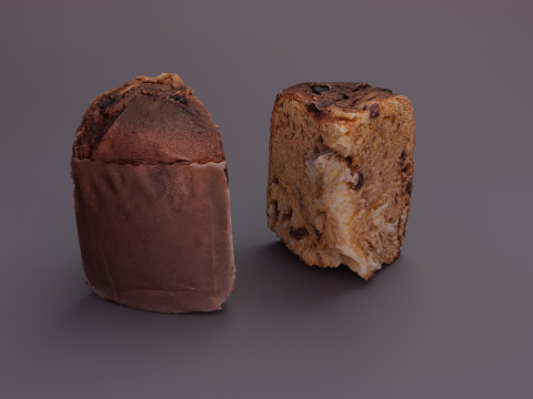 Panettone Cristmas Model 3D