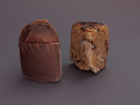Panettone Cristmas 3D Model