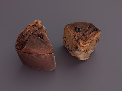 Panettone Cristmas Model 3D