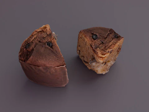 Panettone Cristmas 3D Model