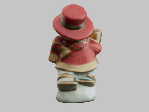 Snowman Christmas Candlestick 3D Model