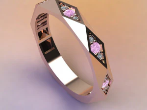 Boucheron diamond ring 3D Print Model
