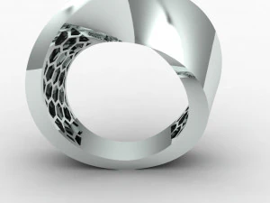 Twisted ring 3D Print Model