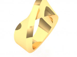 Twisted ring 3D Print Model