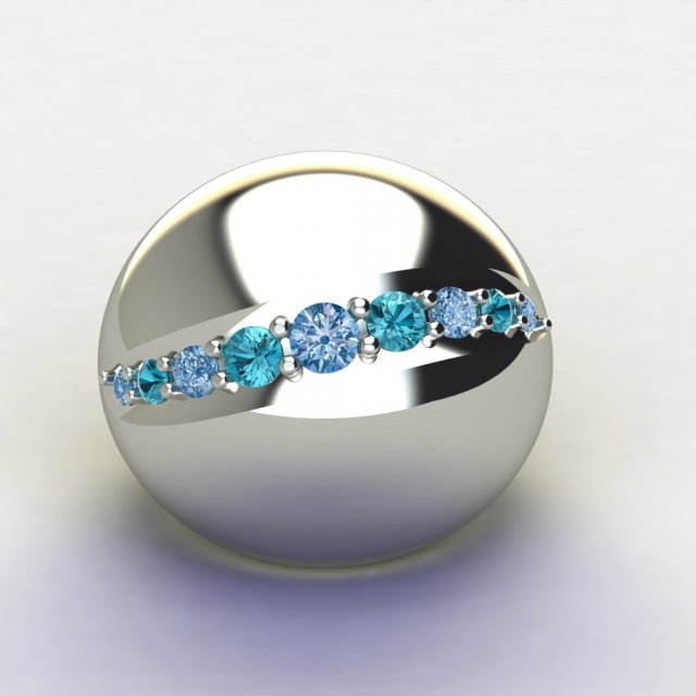 Blob ring 3D 打印模型 .c4d .max .obj .3ds .fbx .stl .blend 