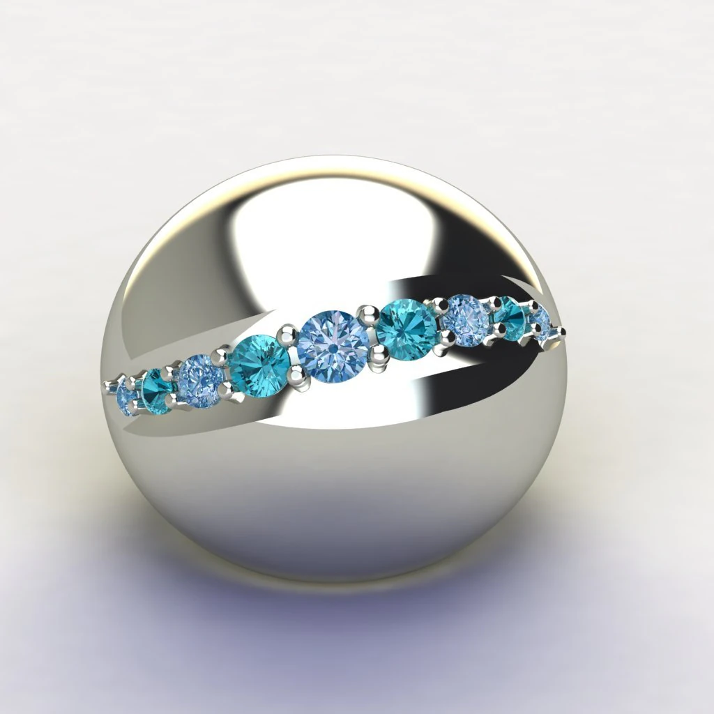 Blob ring 3D Print Model .c4d .max .obj .3ds .fbx .stl .blend