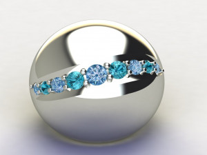 Blob ring 3D Baskı Modeli