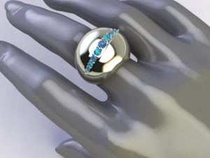 Blob ring 3D 打印模型