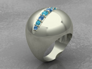 Blob ring 3D 打印模型