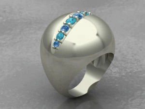 Blob ring 3D Print Model