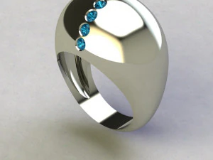 Blob ring 3D Print Model