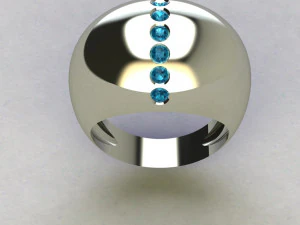 Blob ring 3D Print Model