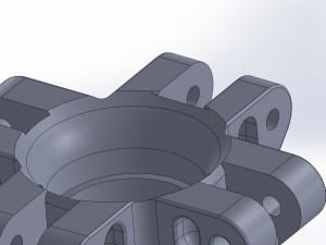 Radial Crank Shaft 3D Model