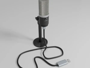 Microphone 3D Model