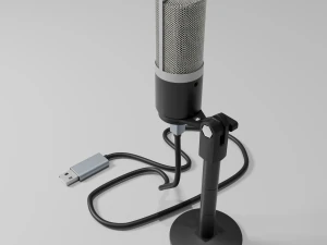 Microphone 3D Model