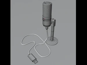 Microphone 3D Model