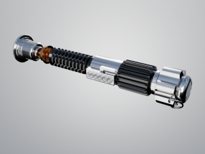 Lightsaber Obi Wan Kenobi 3D Model