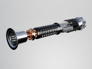 Lightsaber Obi Wan Kenobi Modèle 3D
