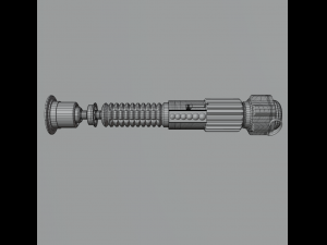 Lightsaber Obi Wan Kenobi Modèle 3D