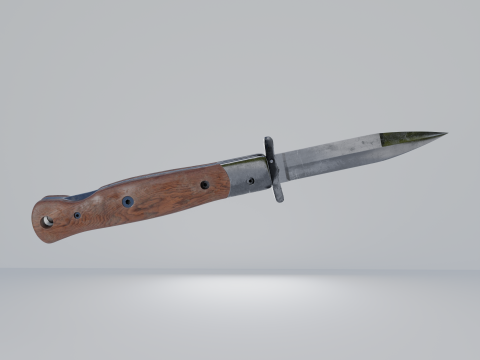 Folding knife 3D Modell