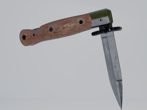 Folding knife 3D Model
