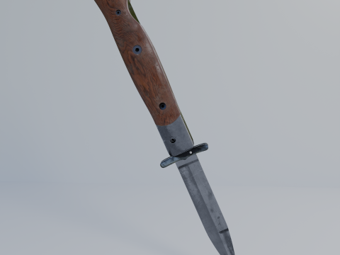 Folding knife 3D Model