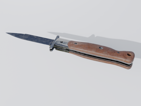 Folding knife 3D Model
