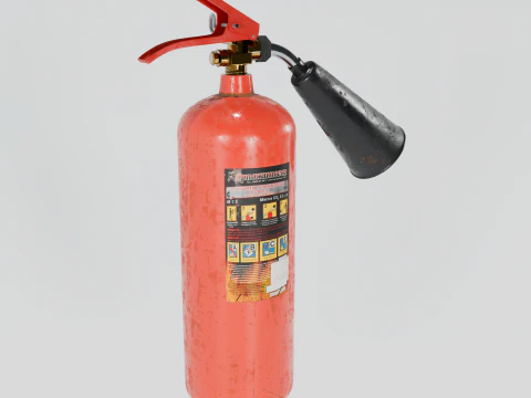 Estintore Modello 3D