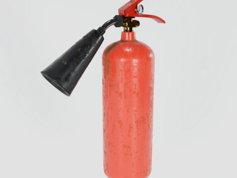 Estintore Modello 3D