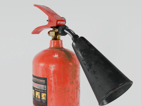 Estintore Modello 3D