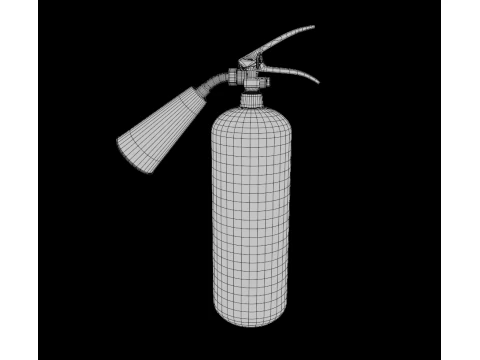 Estintore Modello 3D
